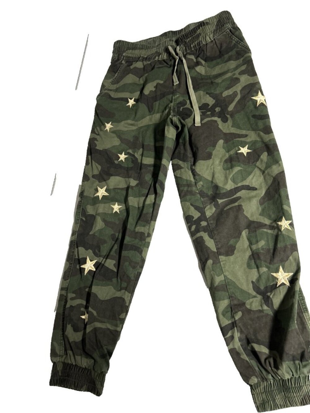 Driftwood Jogger Women’s L Pants Camo Embroidered Stars